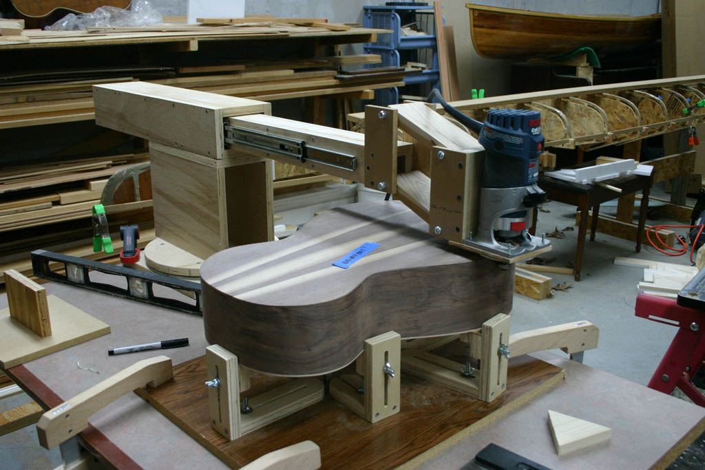 Blackwater River Guitars Tools Binding Routing Jig